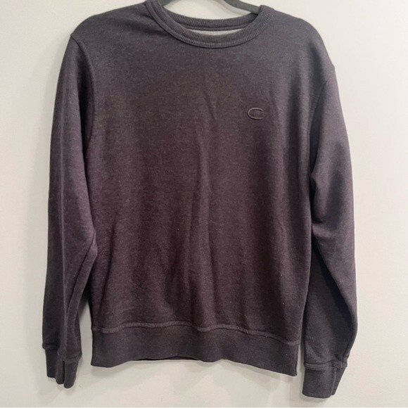CHAMPION unisex Grey Crewneck Sweatshirt Size Small - Picture 1 of 9